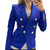  Double Breasted Blazer Jacket 