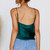 Satin Women Thin Wild Solid Camis 