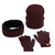 Women Bonnet Beanie Cap Outdoor Riding Set