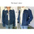  Warm Jeans Coat Outwear Wide Denim Jacket