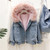 Plus Size Cotton Warm Velvet Jeans Outerwear