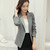 Ladies Solid Formal Outerwear Jacket Feminino