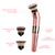 Brushes Kit With Make-up Head Valentine Gift