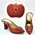  Rhinestone Shoes and Bag Sets