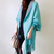.Cashmere Tassel Batwing Sleeve Scarf Cape