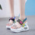 Sandal Rhinestone High Heels Chunky Platform Shoes Woman