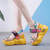 Sandal Rhinestone High Heels Chunky Platform Shoes Woman
