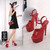 Steel Tube Dancing Girl Stripper Shoes Open Toe