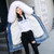 . Women Denim Parka 2019 fur jacket