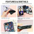  Phone Case 2018 TPU Black Soft Silicone Case FIG-LX1 Back Flowers