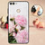  Phone Case 2018 TPU Black Soft Silicone Case FIG-LX1 Back Flowers