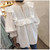 White Sweet Lace Blouse D315 White Sweet Lace Blouse D315