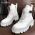 women Gothic punk street boots