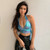Spring Stretch Slim Colorful Crop 