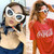 Multicolor Glasses Exaggerated