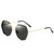 Gradient Irregular Transparent Sun Glasses