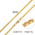 Men Necklace Silver Gold Color No Fade Free Allergic 20inch To 24inch