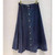 Button Jeans Long Skirt High Quality