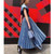 Button Jeans Long Skirt High Quality