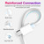 Micro USB Cable 2.4A Nylon Fast Charging USB Data Cable for Samsung Xiaomi LG Tablet Android Mobile Phone USB Charging Cord
