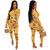 Women Floral Mesh Two Piece Set Top