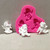 3 Small Angel cake mold