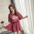 Women Letter Print Mini skirt Set Matching