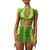 Snake Print Sexy Two Piece Set