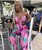 Women Bow Tie Halter Crop Top and Pants Set