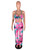 Women Bow Tie Halter Crop Top and Pants Set