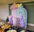 wooden back drop set sold combo