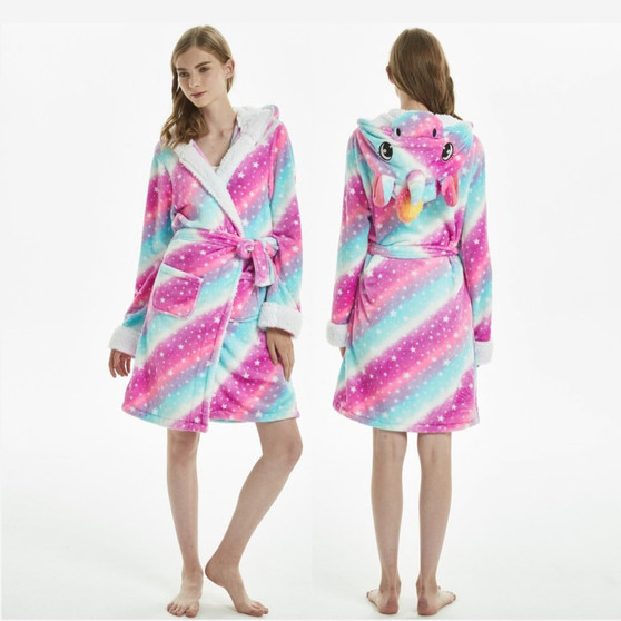 Adults Animal Flannel Bath Robe Women Robe