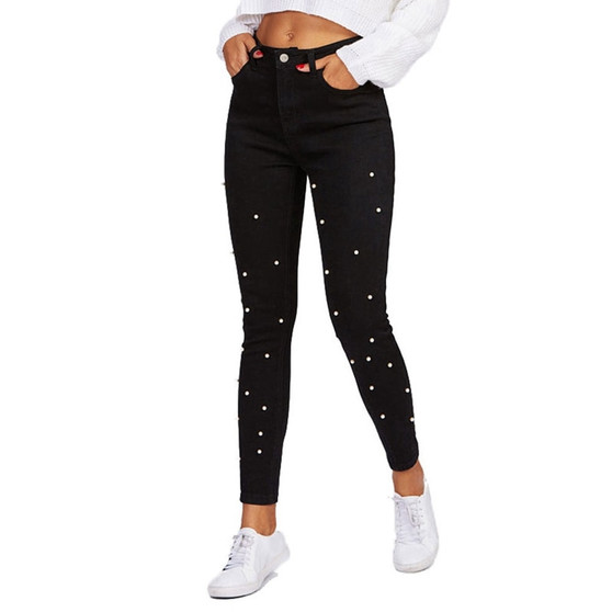 women Slim Skinny High Waist Jeans