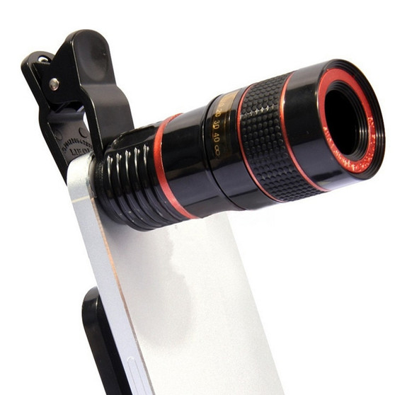 8X HD Zoom  Glass Microscope Lens for Mobile Phone Camera