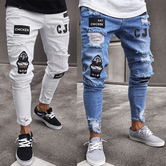 Slim men trousers 2019 New men's Casual