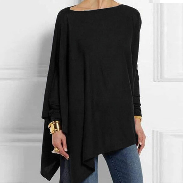 Cotton Irregular Womens Tops