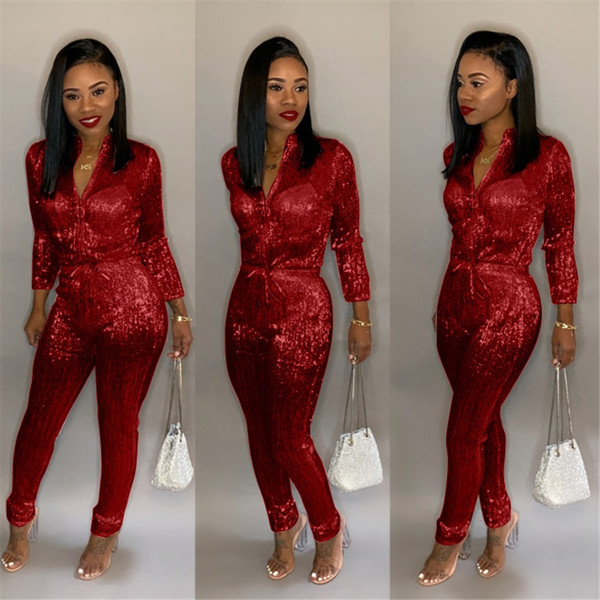 Party Overalls Female Jumpsuit Plus Size 3XL