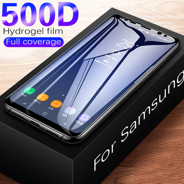 500D Full Curved Tempered Glass For Samsung Galaxy S9 S8 Plus Note 9 8 Screen Protector For Samsung S7 Edge S9 Protective Film