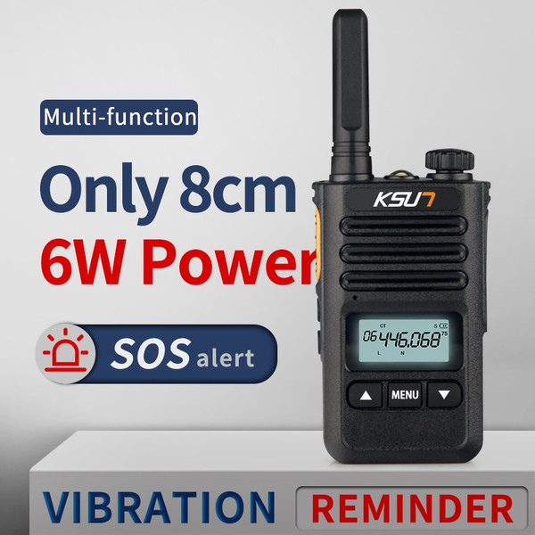 KSUN KS-XKB Walkie Talkie 6W High Power Dual Band Handheld Two Way Ham Radio Communicator HF Transceiver Amateur Handy KSUN KS-XKB Walkie Talkie 6W High Power Dual Band Handheld Two Way Ham Radio Communicator HF Transceiver Amateur Handy