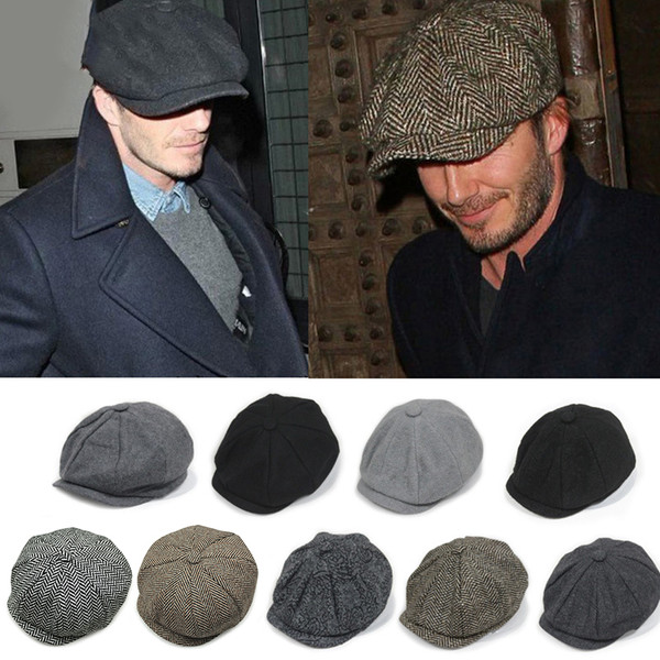 Warm Casual Gatsby Flat Beret Hats