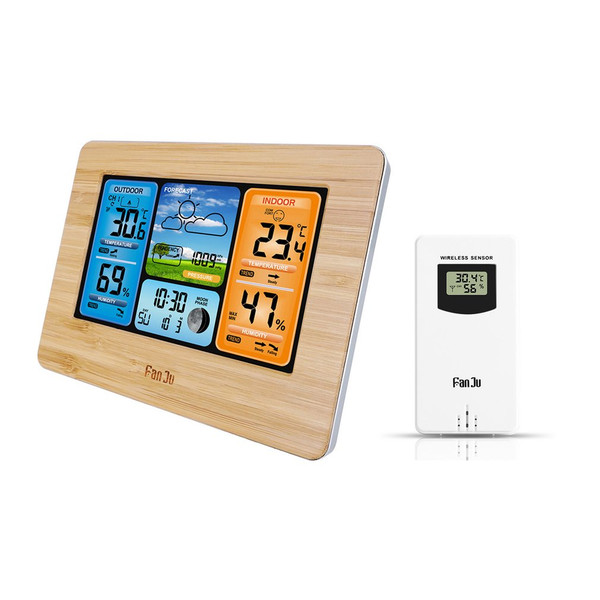 Hygrometer Weather Forecast Table Clock