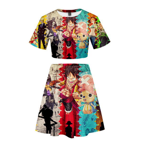 Top+Skirt hit hop Streetwear Clothes