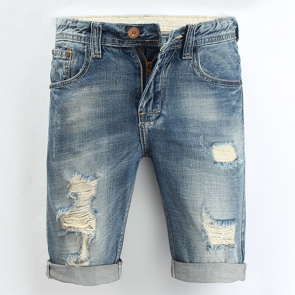 K .J Quality men's  Denim fashion  stone jeans