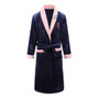 Men Coral Kimono Bathrobe Gown