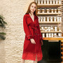 RED Bride Bridesmaid Wedding Robe