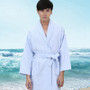 Waffle women bathrobes cotton sleepwear