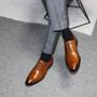 mens formal shoes genuine leather