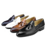 High quality men flat sole lazy tassel genuine