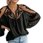 Sexy women  Lace Mesh Shirt