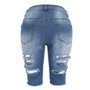 Womens Middle Rise Stretchy Denim